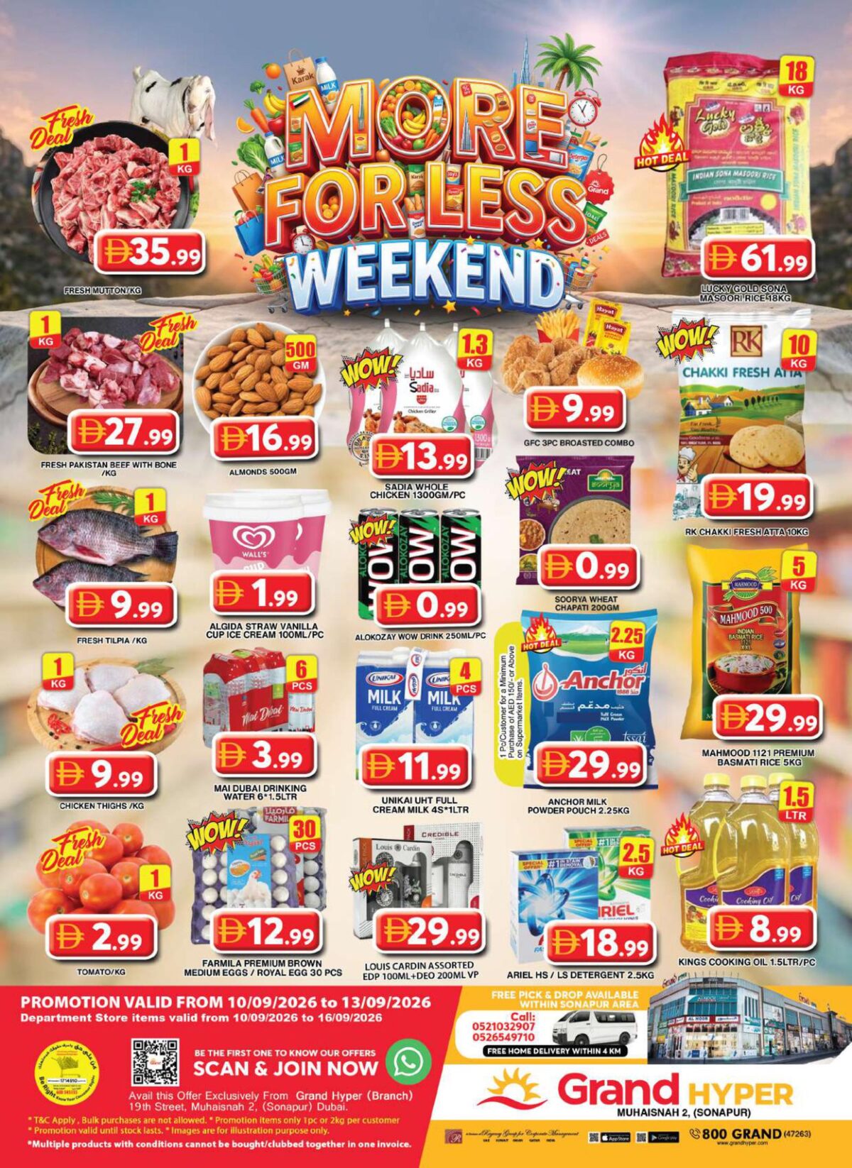 Grand Hyper offers in Dubai, 10–13 September 2026