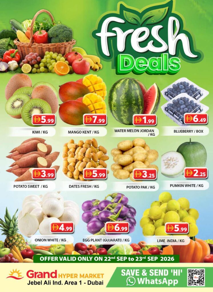 Grand Hyper offers in Dubai, 22–23 September 2026