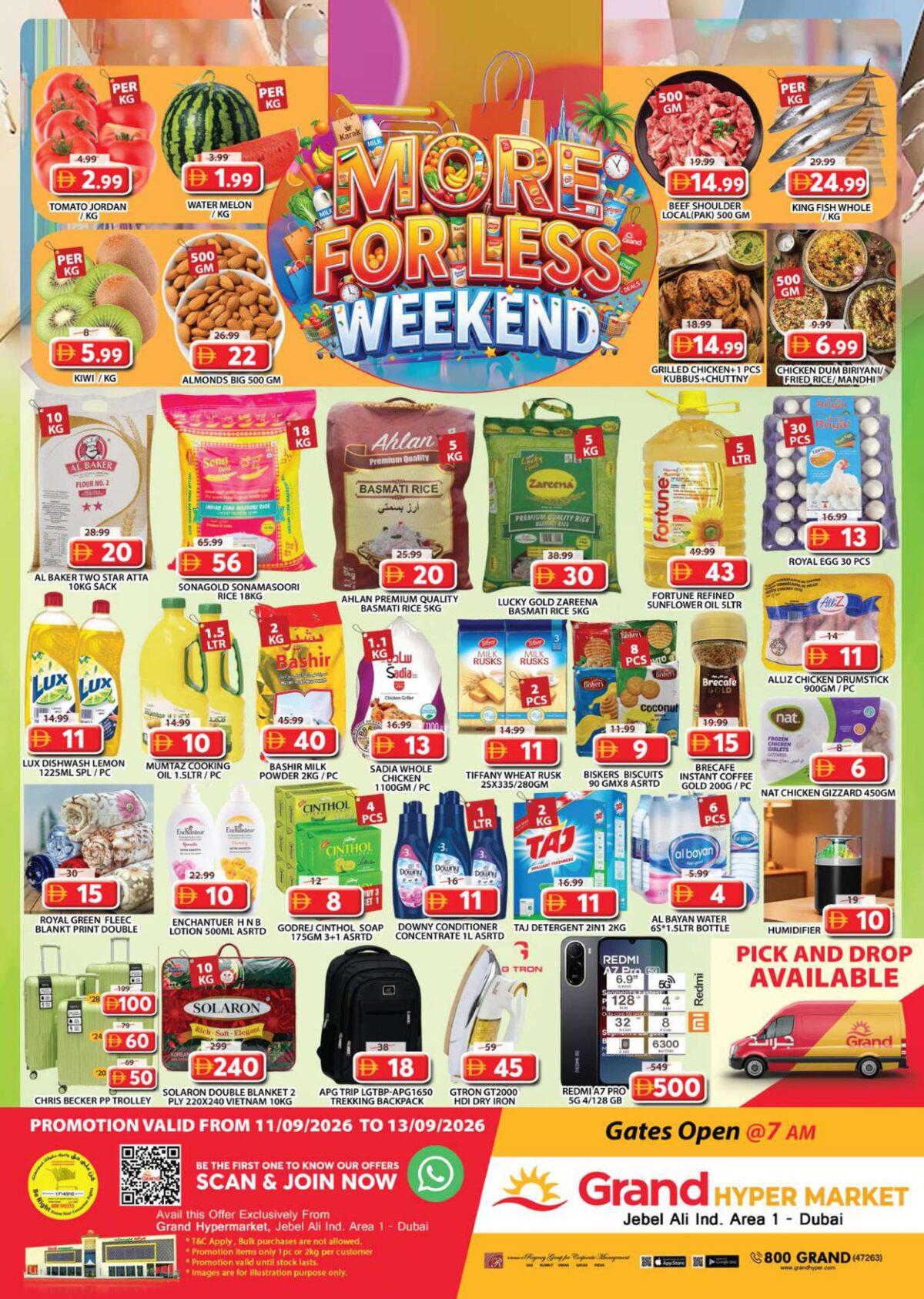 Grand Hyper offers in Dubai, 11–13 September 2026
