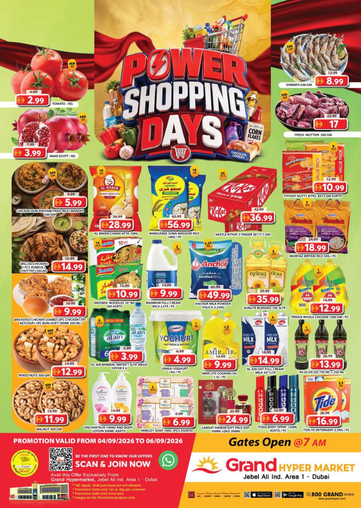 Grand Hyper offers in Dubai, 4–6 September 2026