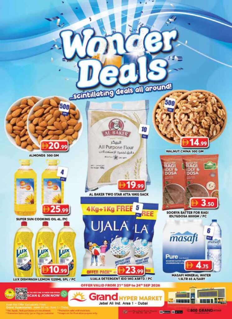 Grand Hyper offers in Dubai, 21–24 September 2026
