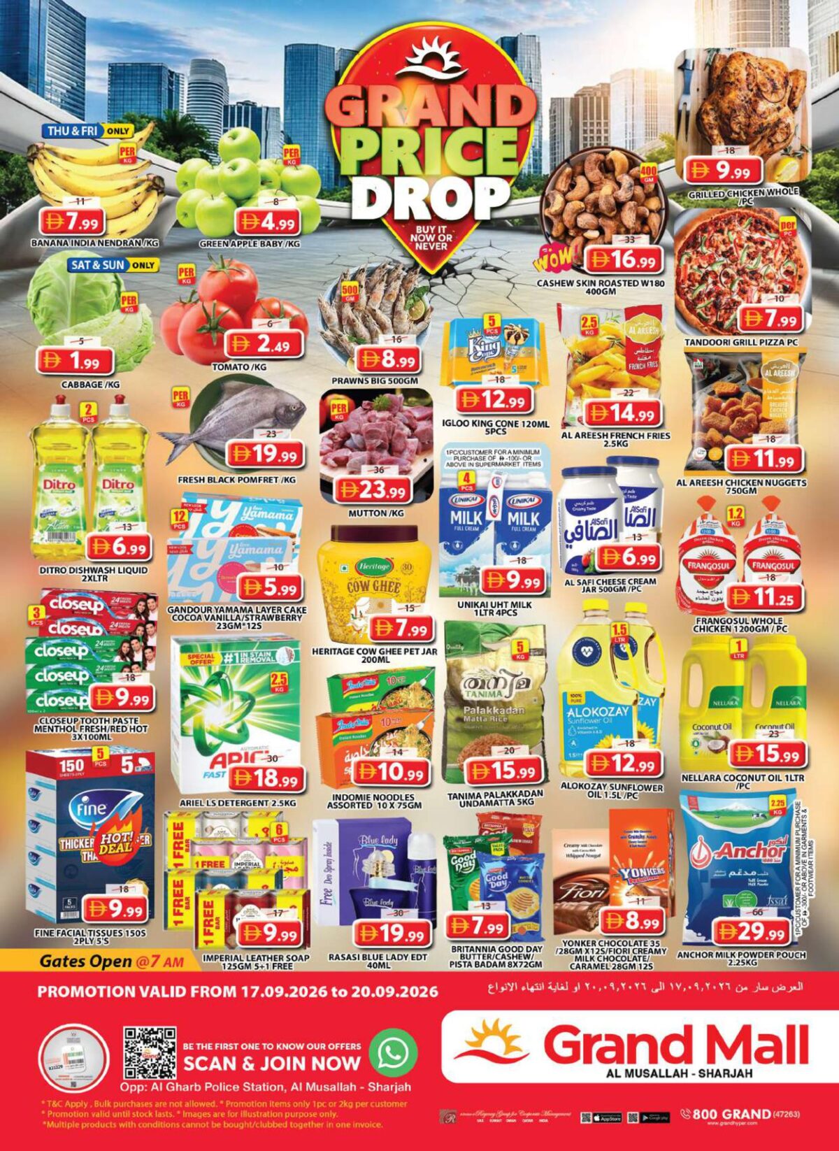 Grand Hyper offers in Sharjah, 17–20 September 2026