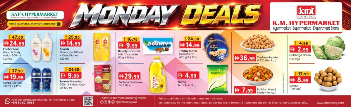 KM Trading All Store in offers 21 September 2026