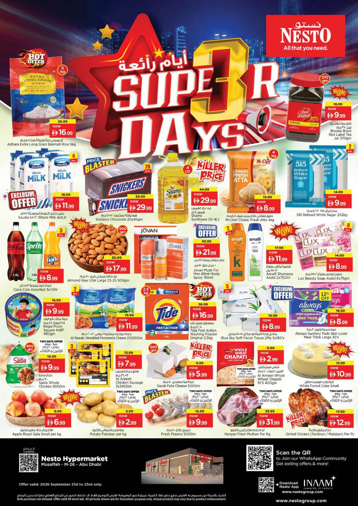 Nesto offers in Abu Dhabi, 21–24 September 2026