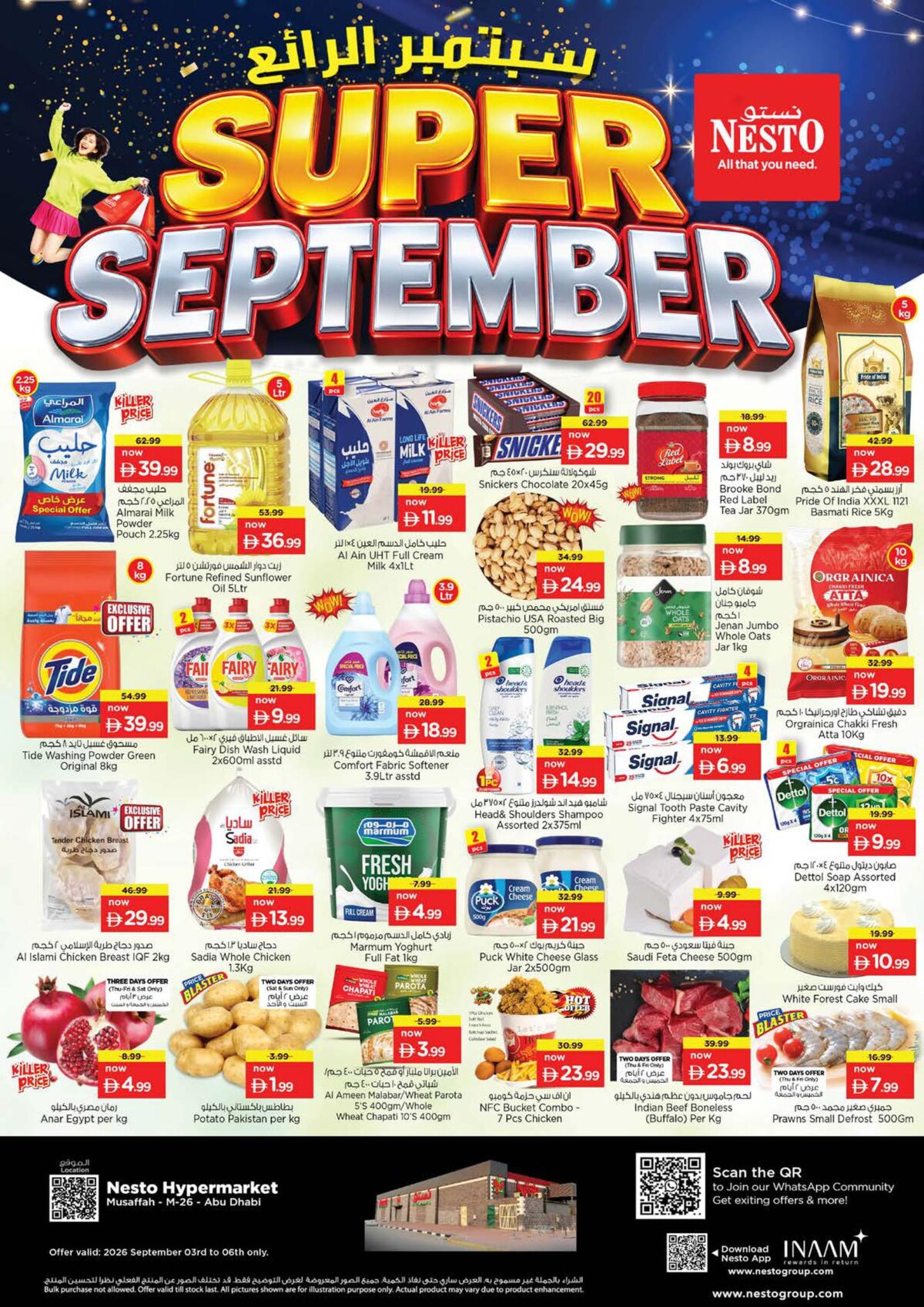 Nesto offers in Abu Dhabi, 3–7 September 2026