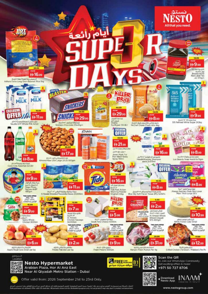 Nesto offers in Dubai, 21–24 September 2026