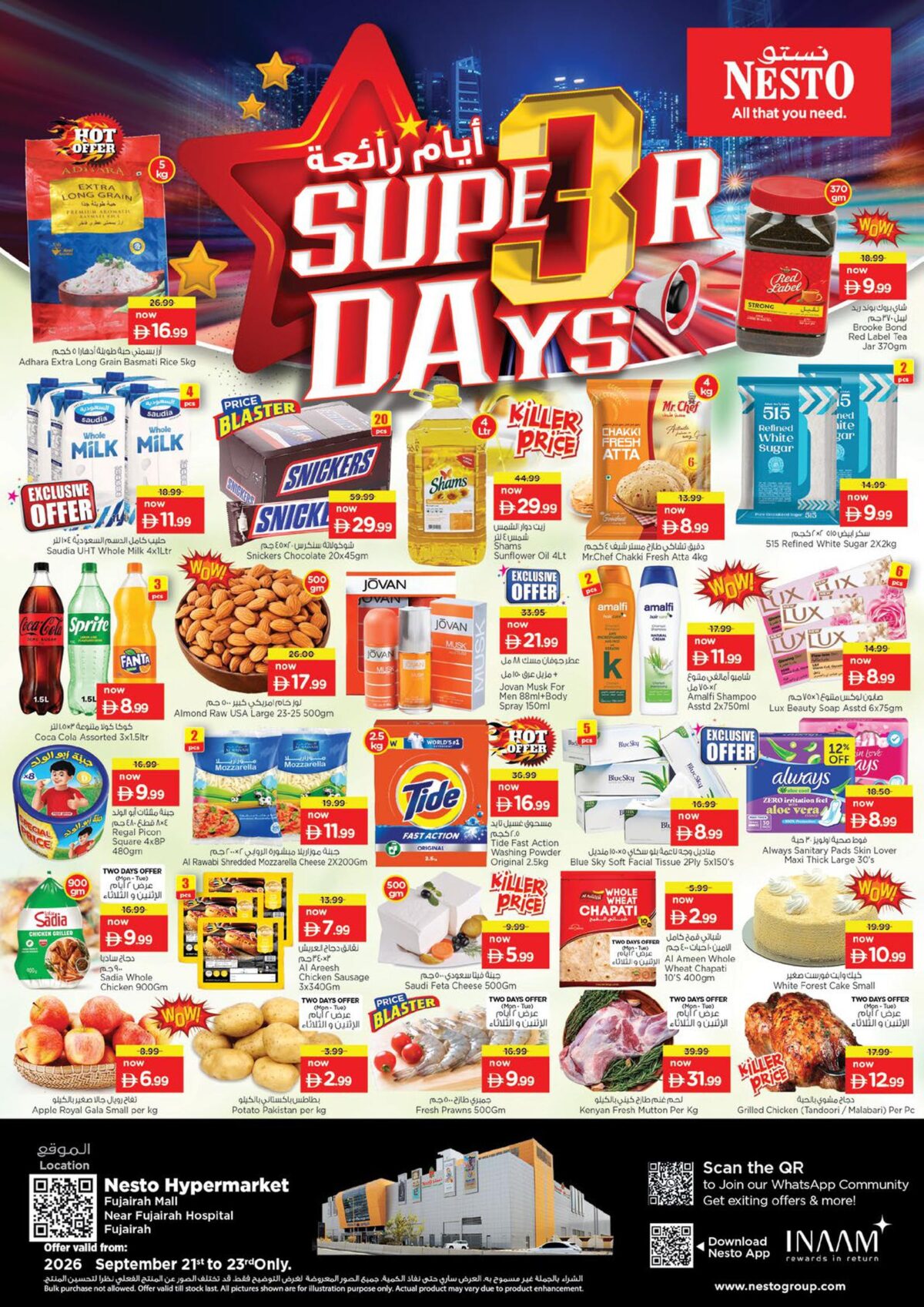 Nesto offers in Fujairah, 21–24 September 2026