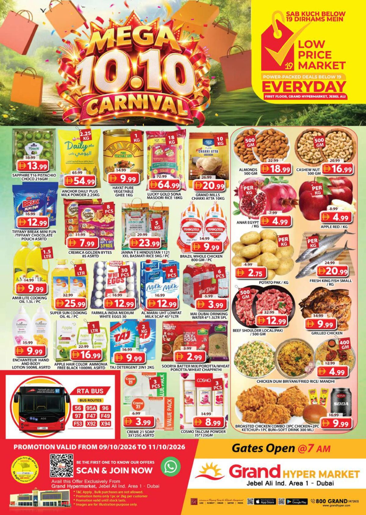 Grand Hyper offers in Dubai, 9–11 October 2026