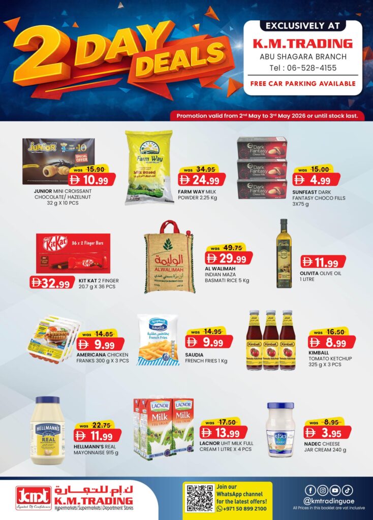 KM Trading offers in Sharjah, 11–12 October 2026