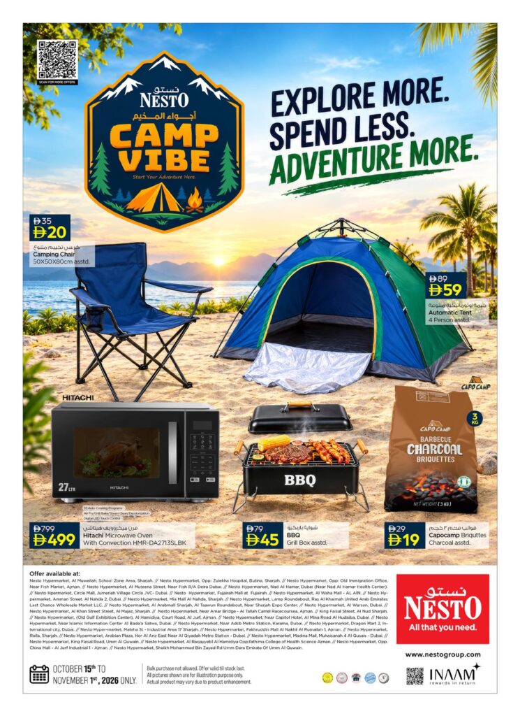 Nesto offers in Dubai, 15 October–2 November 2026