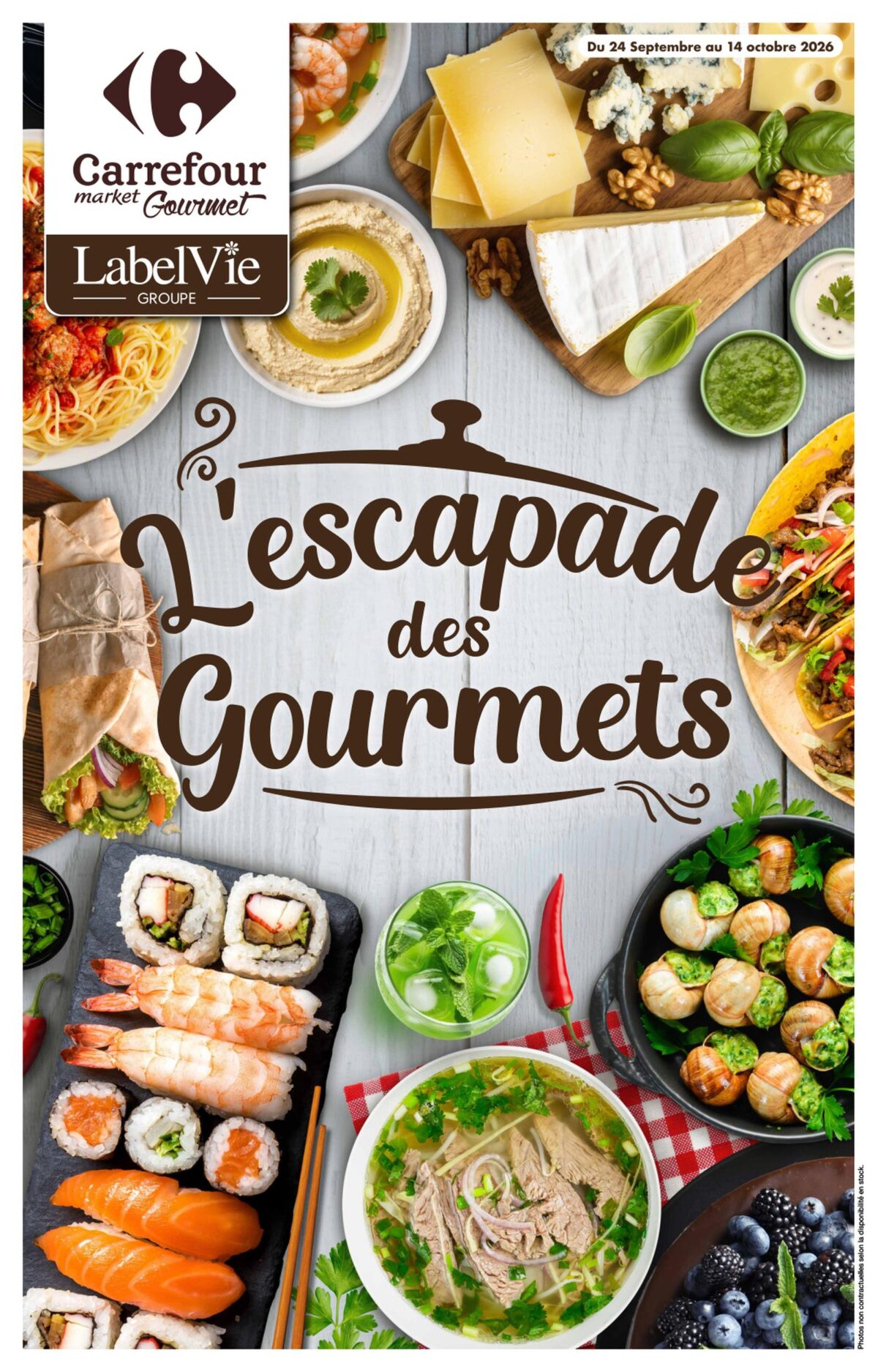 Offres Carrefour Gourmet du 22 septembre au 14 octobre 2026