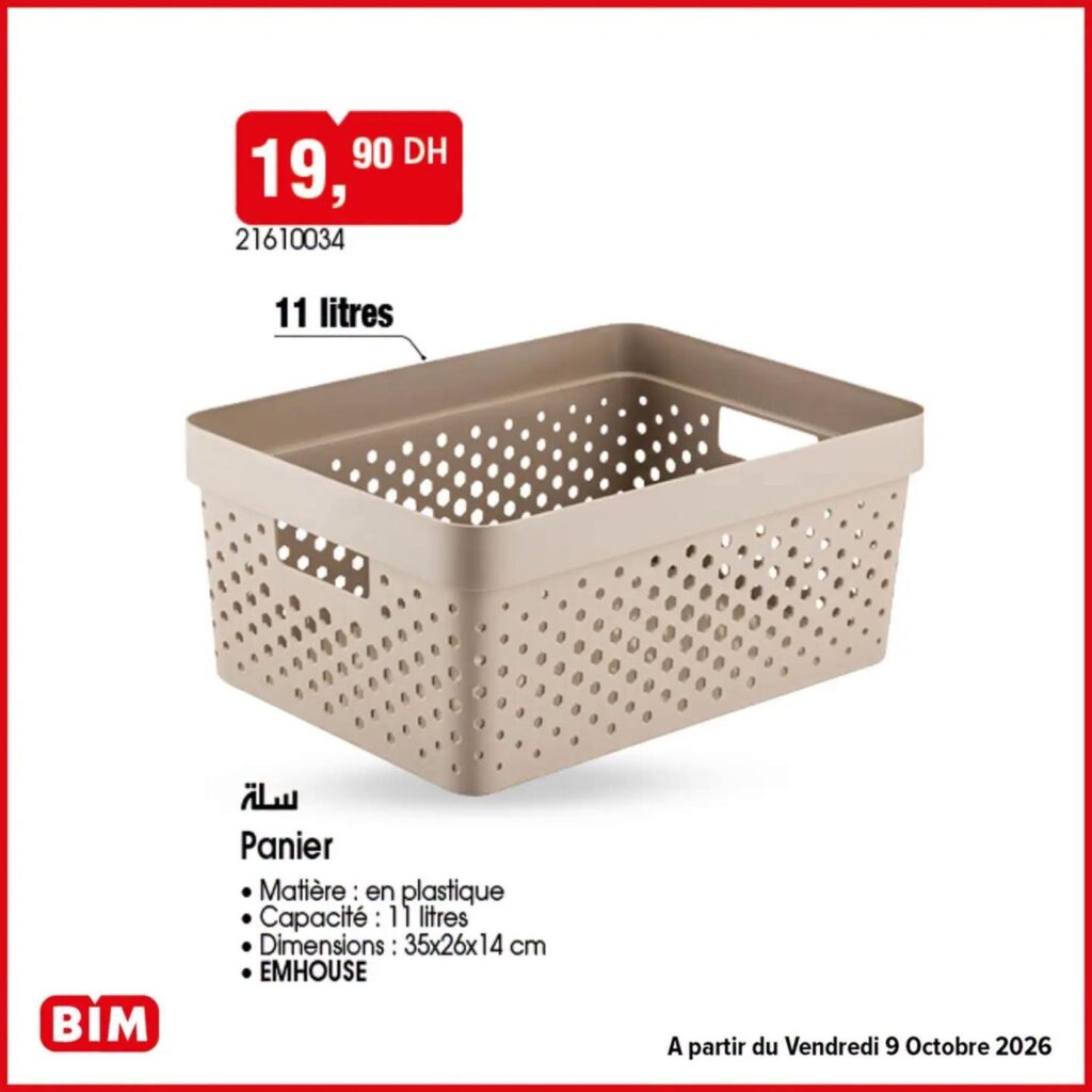 Offres Bim du 9 au 15 octobre 2026
