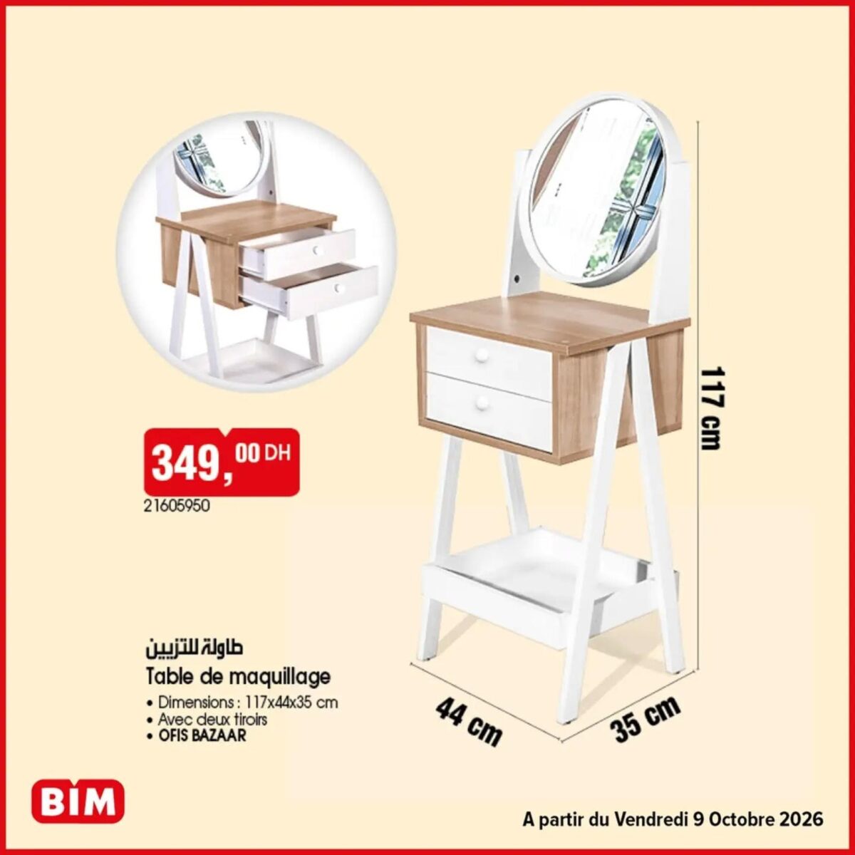 Offres Bim du 9 au 15 octobre 2026