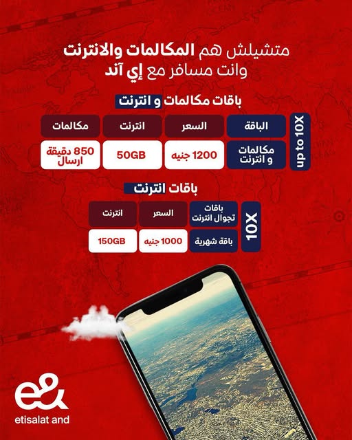 عرض باقات التجوال