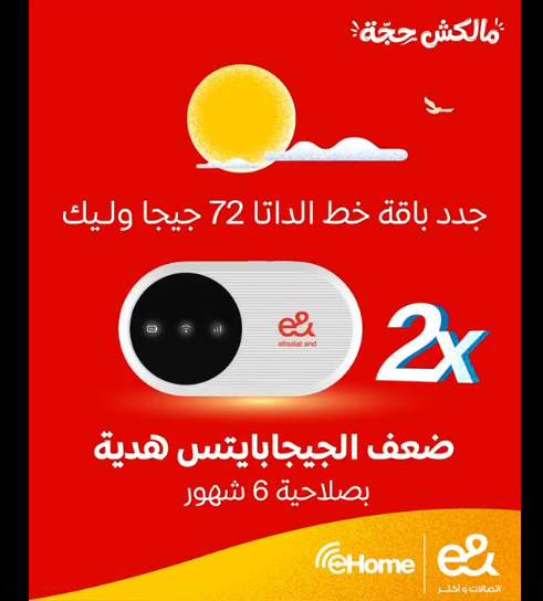 عرض ضعف الجيجابايتس لخط الداتا