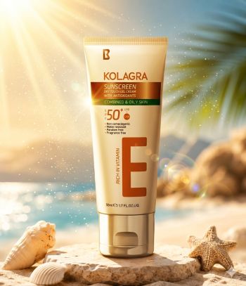 صن بلوك كولاجرا Kolagra واقي شمس SPF 50 بفيتامين E