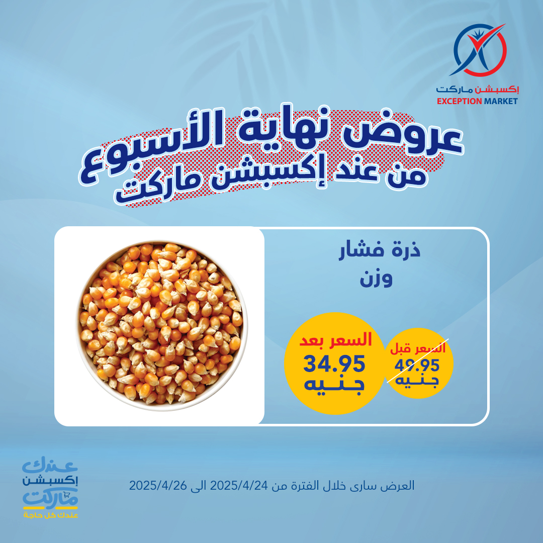 exception offers from 23apr to 11apr 2025 عروض اكسبشن من 23 إبريل حتى 11 إبريل 2025 صفحة رقم 6