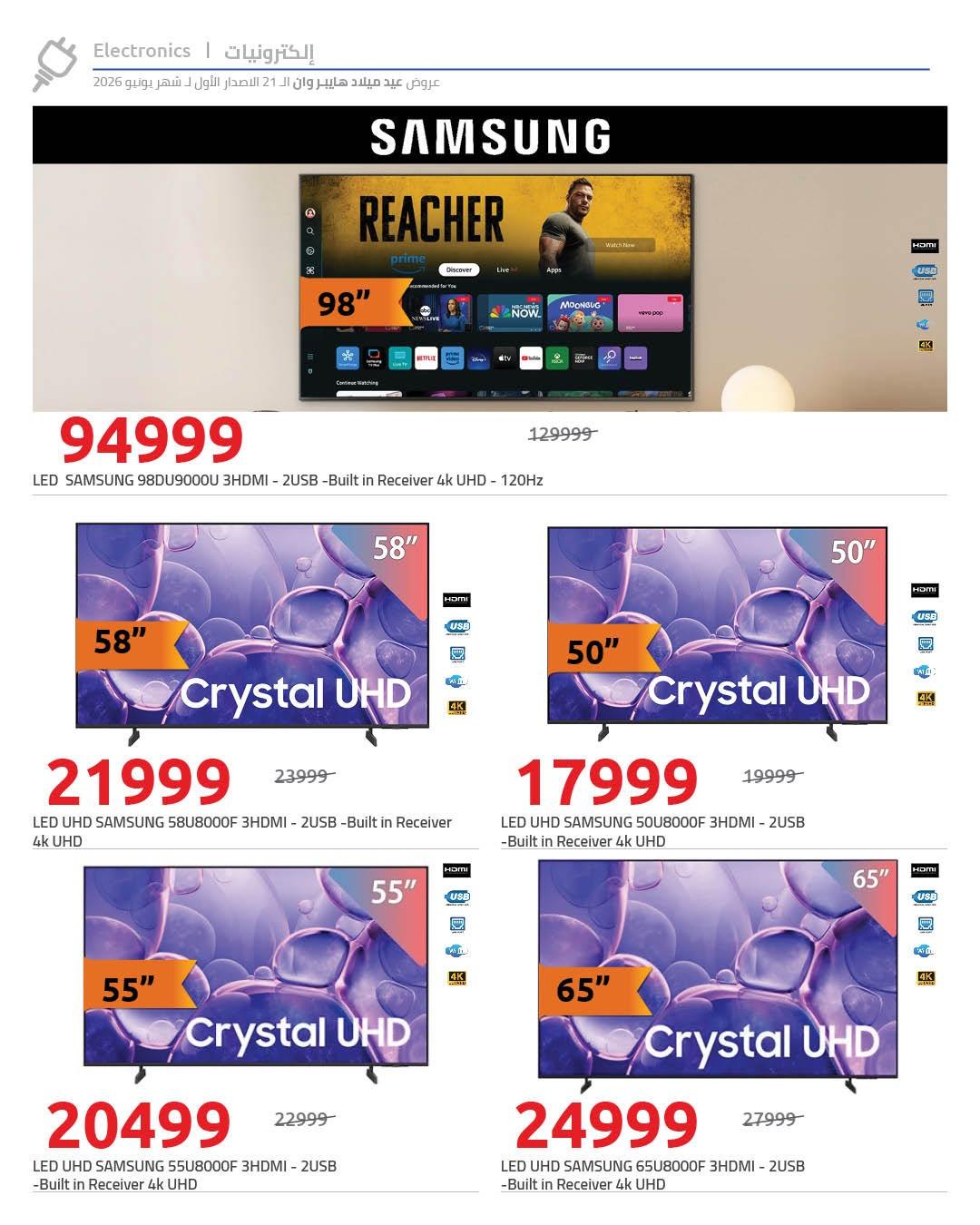 عروض هايبر وان 10-17 يونيو 2026 صفحة 80 - hyper one offers 10-17 June 2026 page 80