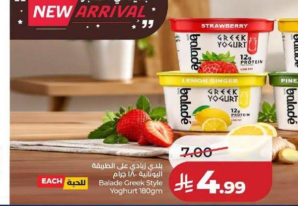 يلدي زبادي عل الطريقة اليونانية ١٨٠ جرام