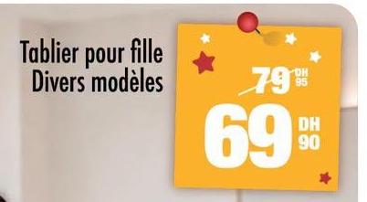Tablier pour fille Divers modèles