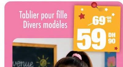 Tablier pour fille Divers modèles