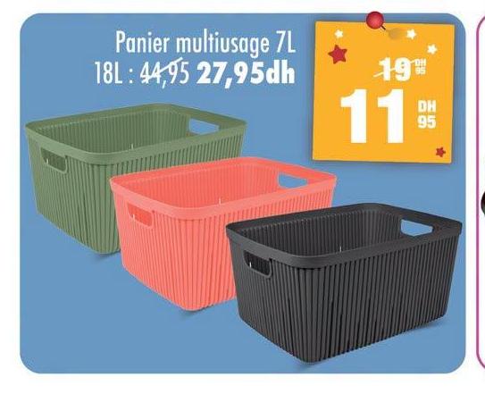 Panier multiusage 7L