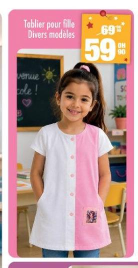 Tablier pour fille Divers modèles