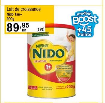لait de croissance