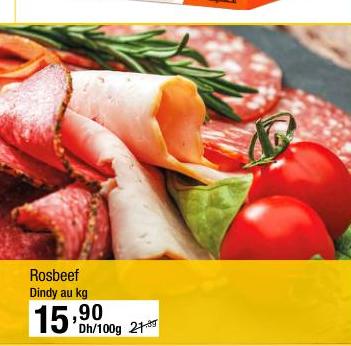 Rosbeef Dindy au kg