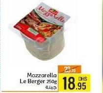Mozzarella Le Berger 250g جبنة